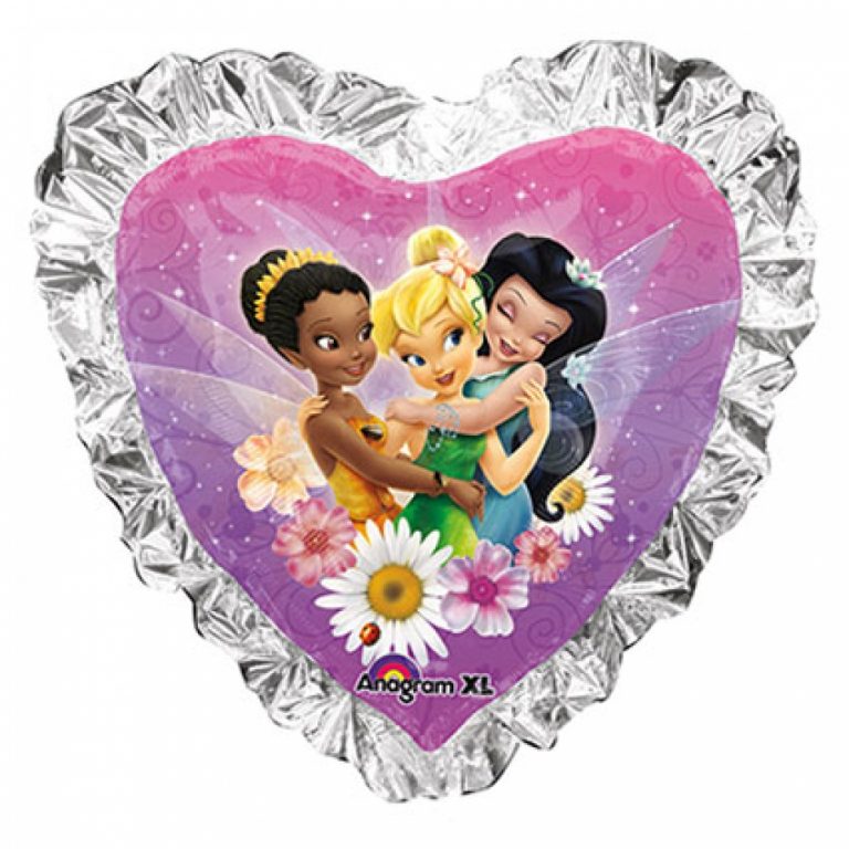 Folieballon Tinkerbell hart 71cm