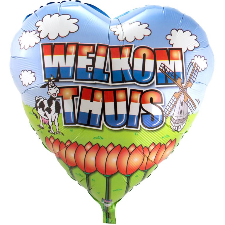 Folieballon welkom thuis 74cm
