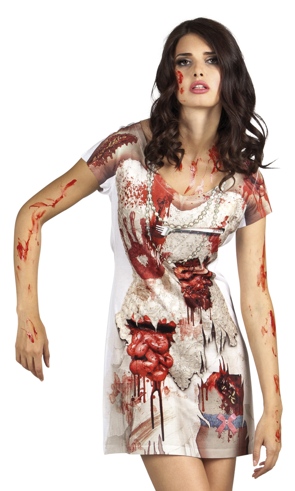 Fotorealistisch jurk Zombie bride