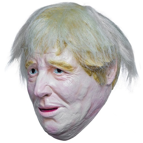Ghoulish masker Boris Johnson