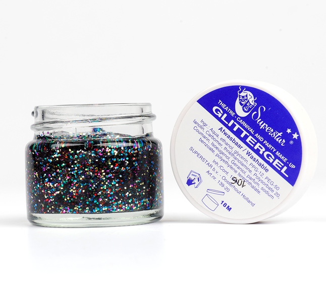 Glittergel mix kleur 15ml