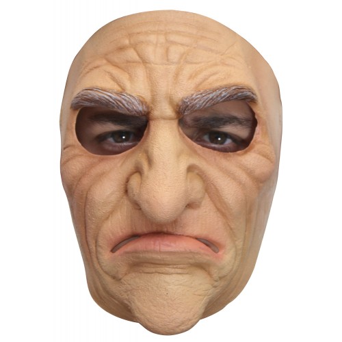 Ghoulish masker Scrooge old man