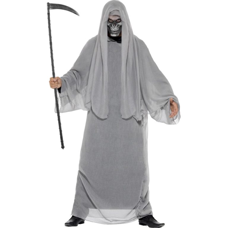 Grim reaper kostuum met masker- medium
