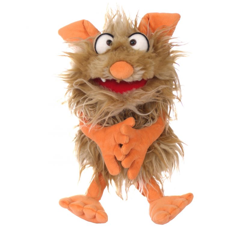 Handpop 35cm Flauwi het monster