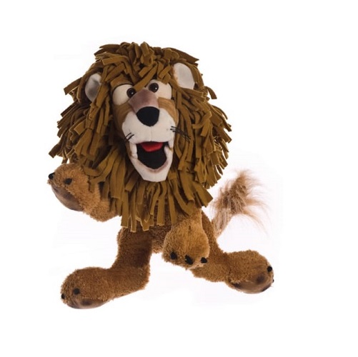 Handpop 43cm Carl de Leeuw dé koning van deze eeuw!