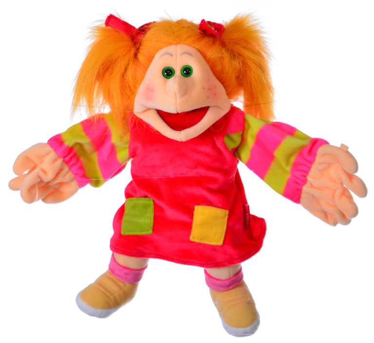 Handpop 45cm Lilabel zonder snottebel