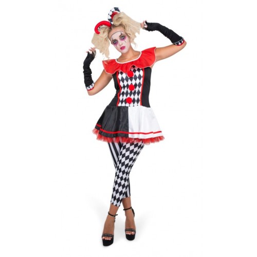 Harlekijn jurkje met legging