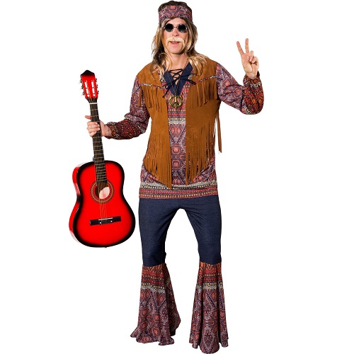 Hippie kostuum man
