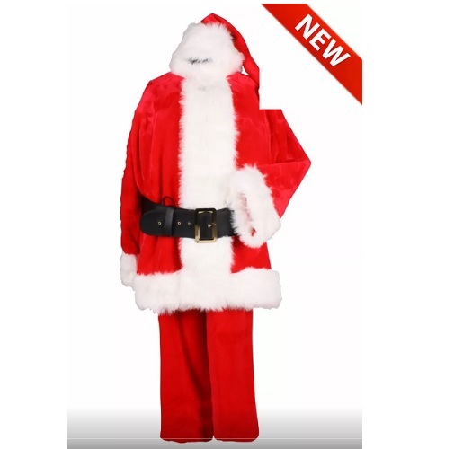 Kerstman kostuum American style - L