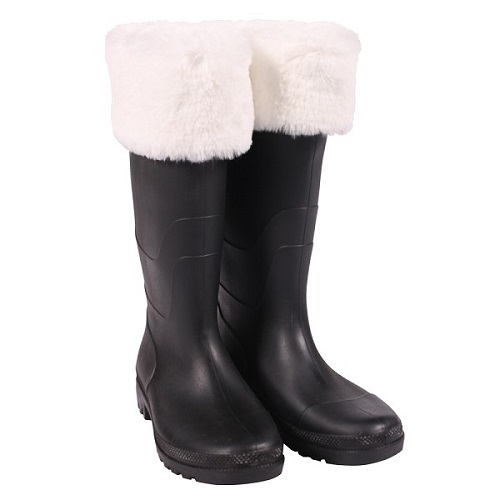 Kerstman laarzen met bont - 44