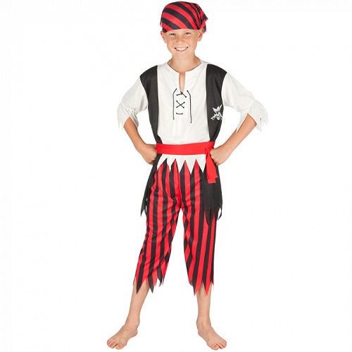 Kinderkostuum Piraat Jack - 7-9 jaar