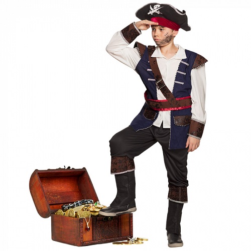 Kinderkostuum piraat Vince - 4-6 jaar