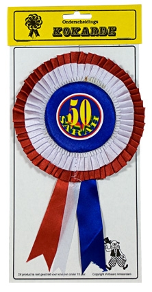 Kokarde 50 jaar Sarah