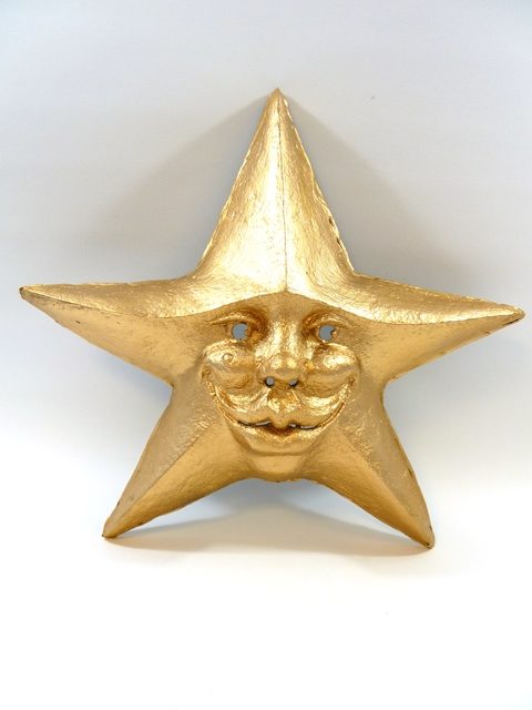 Masker gouden ster