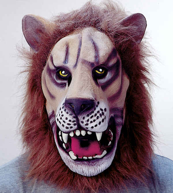 Masker leeuw luxe