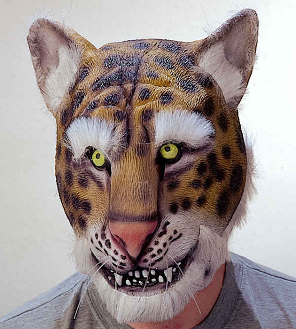 Masker luipaard luxe