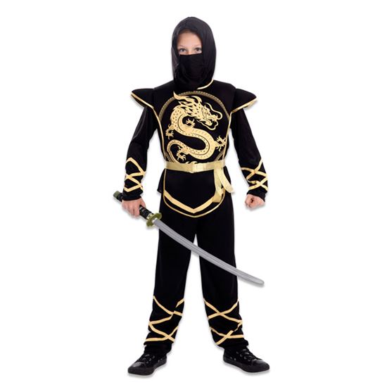 ballet Veeg Kerstmis Ninja pak kind Golden Ninja