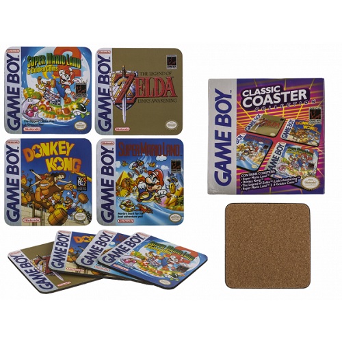 Onderzetters Game Boy classics 4st