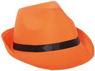Oranje gleuf hoed maffia