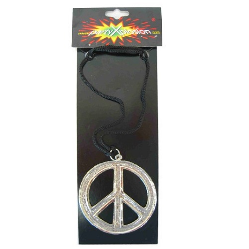 Peace ketting metaal