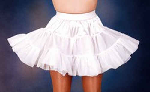 Petticoat 2-laags wit - 44/46