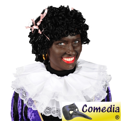 Pieten pruik dames Jackie