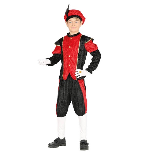 Pietenpak kind fiesta rood 10-12 jaar