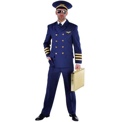 Pilotenpak blauw - Large