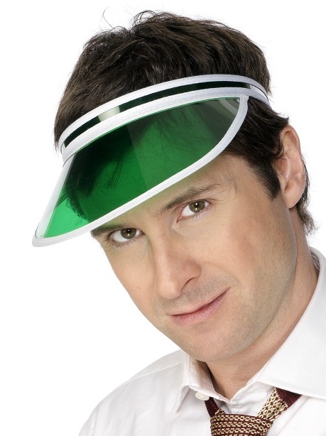 Poker visor zonneklep groen