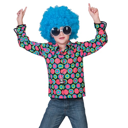 Disco blouse polkadot kids