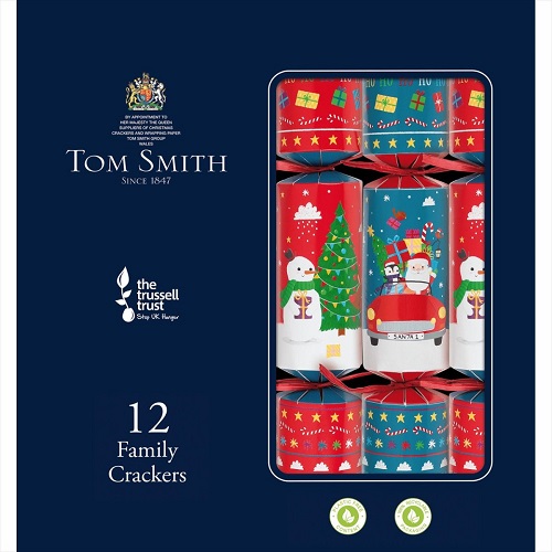 12 st. Christmas Crackers Family Fun 12 inch