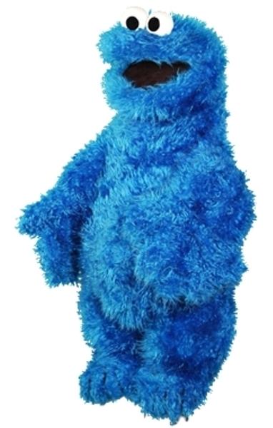 Handpop 65cm Koekiemonster van Sesamstraat