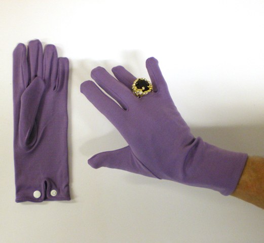 Sint handschoen stretch paars