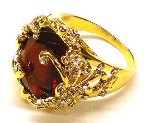 Sinterklaas ring gesloten ovaal luxe - 24mm