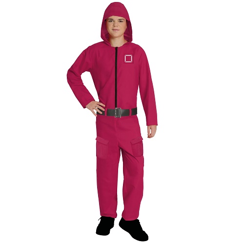 Squid game kostuum kind met logo - 14-16 jaar
