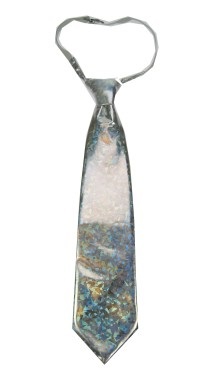 Stropdas zilver hologram