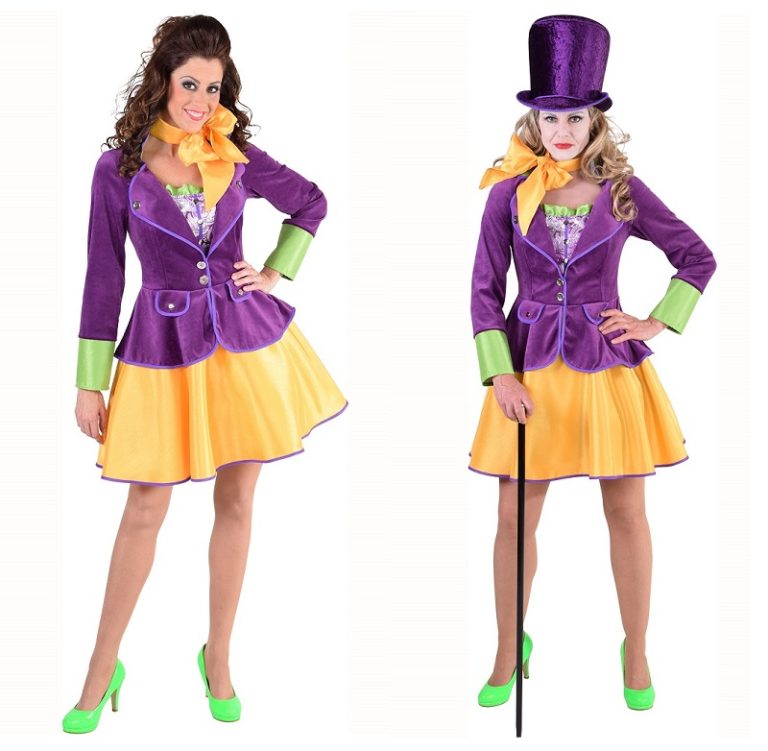 The Joker kostuum Purple Jacky - Medium