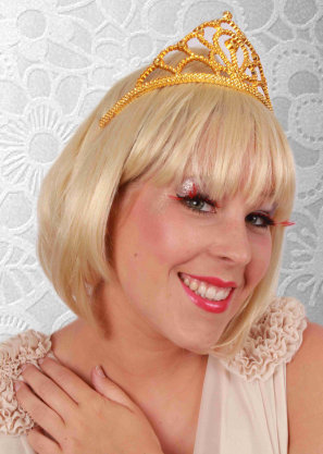 Tiara goud prinses