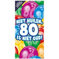 Tissuebox 80 jaar