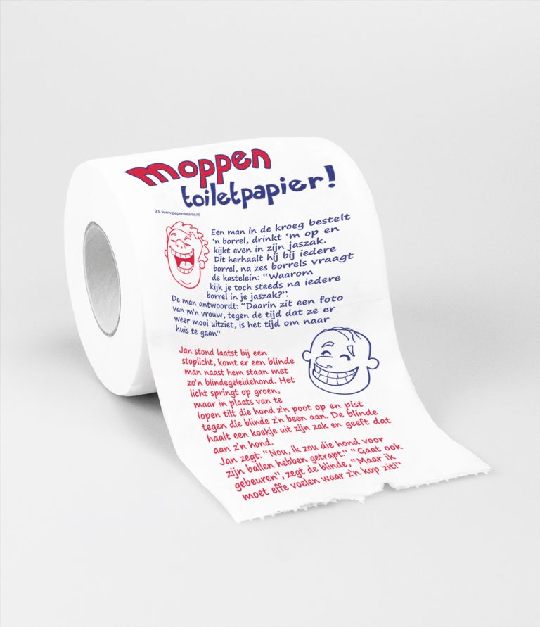 Toiletpapier moppen