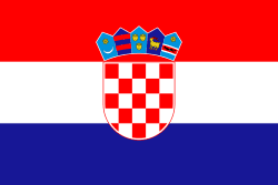 Vlag Kroatie 150 x 90 cm