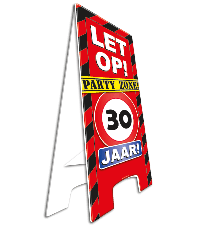 Warning sign 30