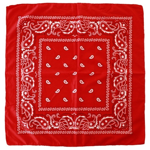 Zakdoek rood 53x53cm